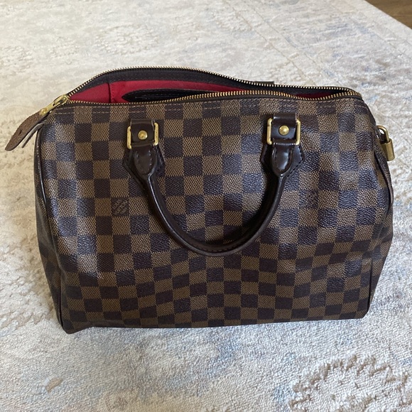 Louis Vuitton Speedy 30 Damier Ebene Satchel - Picture 1 of 16